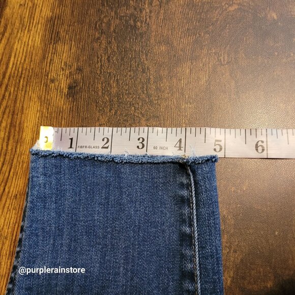 Madewell Jeans 30 Skinny Button Fly 10" High Rise Medium Dark Tummy Control - Picture 10 of 11